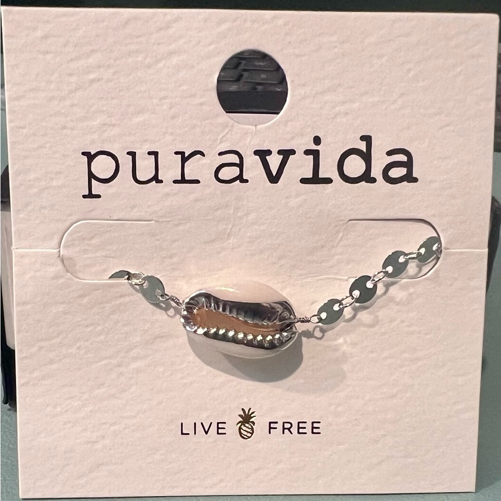 Pura Vida Silver Chain Bracelet